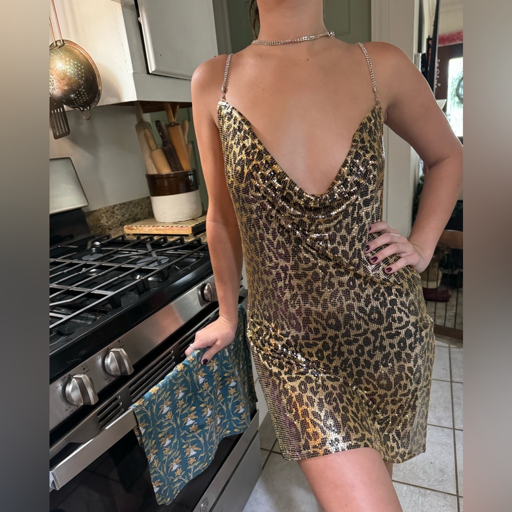 NWT Mew mews chain dress size xs